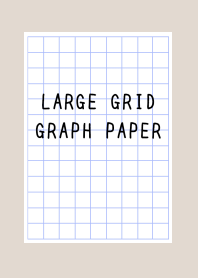 LARGE BLUE PURPLE GRID GRAPH PAPER/BEIGE