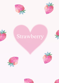 Cute watercolor strawberries2.
