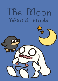 Yukimi and Tritsuka and the moon