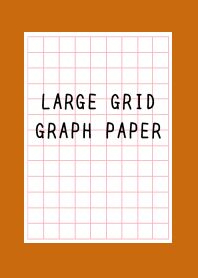 LARGE RED GRID GRAPH PAPER-TERRACOTTAj