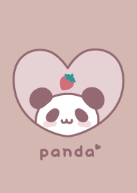 Panda Strawberry - Dullness Pink