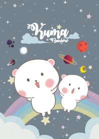 Kuma Rainbow Galaxy Gray