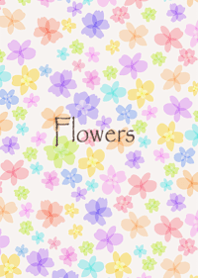 Colorful and happy flower pattern8.