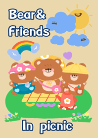 Darling : Bear & Friends in picnic