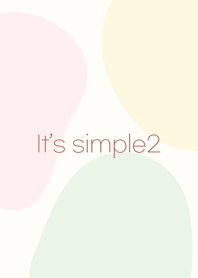 It's simple2