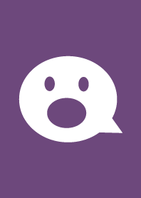 simple bubble face(purple3)