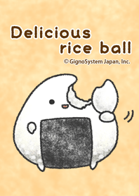 Delicious rice ball