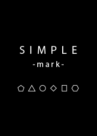 SIMPLE -mark- black