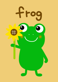 Frog and flower2