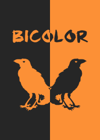 BICOLOR [Crow] Orange&Black 168