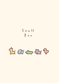 Small Zoo /pink green beige.