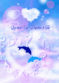 For summer love! Hearts and dolphins