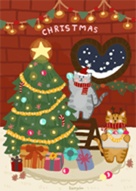 Kati and friend : Christmas