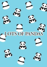 LOTS OF PANDAS-DUSTY MINT GREEN