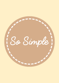 So simple (Beige and Brown)