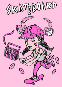 We are top gun skateboard 003 pink