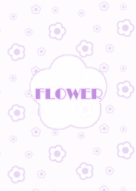 お花のきせかえ(紫)