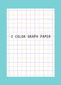 2 COLOR GRAPH PAPERj-PINK&PUR-MINT GREEN