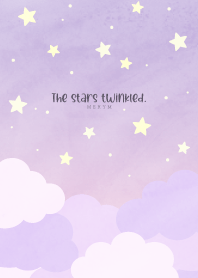 The stars twinkled -PURPLE- 13