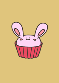 Rabbit cupcake