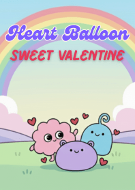 Heart Balloon Friends - Sweet Valentine