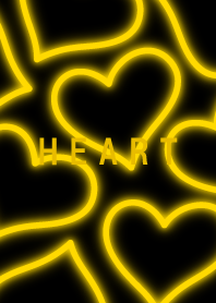 Neon Heart is Full Yellow 73