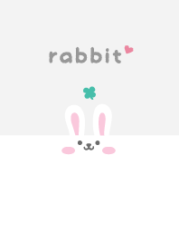 Rabbits. Clover [White]