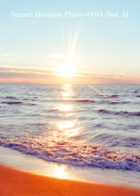 Sunset Horizon Photo #101 Not AI