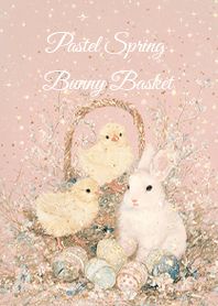 Pastel Spring Bunny Basket