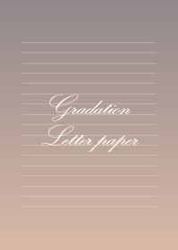 Gradation Letter paper - Gray -