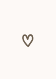 HEART- BEIGE
