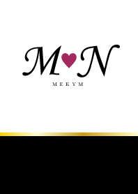 LOVE INITIAL-M&N イニシャル 23