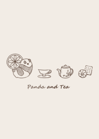 Panda and Tea* -ivory-