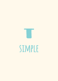 シンプルイニシャル-T＊ピンクグリーン