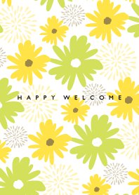 HAPPY WELCOME YELLOW