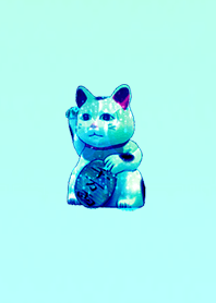 Glittering invincible cat callingforluck