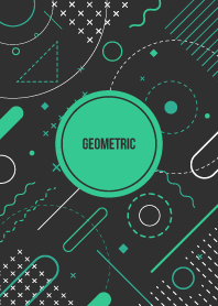 Geometric Black 76