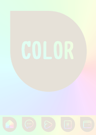 brown color rainbow  J18