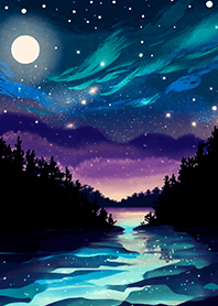 Beautiful starry night view#1629