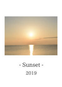 美麗的夕陽 2019 /1