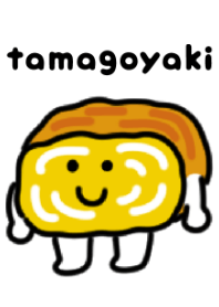 Japanese rolled omelette Theme