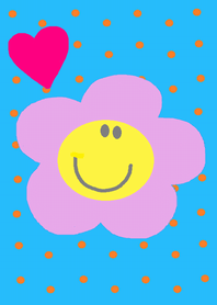 (Blue orange dot x flower niko )