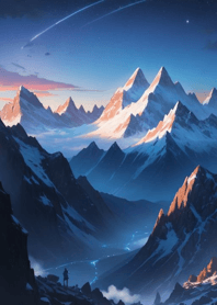 Bright Moon and Dawn 59B15a