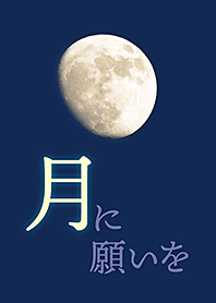 月に願いを