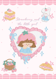 Strawberry and the little girl (pink)