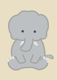 elephant.  (yellow)