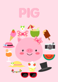 Accessories Cute Pig Theme