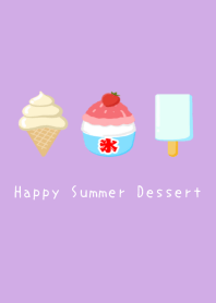 Happy Summer Dessert/PURPLE