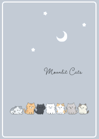 blue Kitties in the Moonlight 01_2