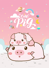 เจ้าหมูน้อยน่ารัก พาสเทลพิ้งค์